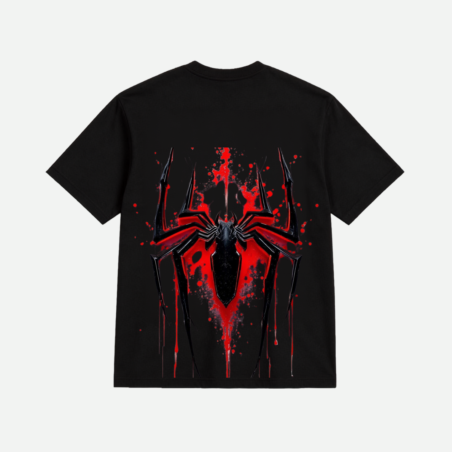 Spider-Man Miles Morales Red Symbol Graphic Oversized T-Shirt | Marvel Inspired Streetwear | Unisex Cotton Tee